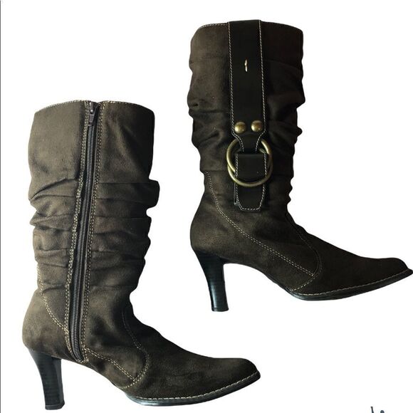 Predictions brown Suede boots. Size 6 1/2 - Picture 2 of 8